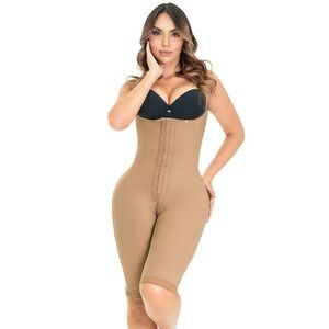 New XL Colombianas Stagmi Invisible Long Girdle Best Shaper BodySuit Fajas!
